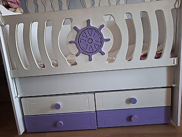 Beşiklər: Uşaq beşiyi – dəniz mövzulu dizayn - Material: MDF/laminat — 2