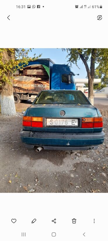 продаю газель: Volkswagen Vento: 1994 г., 2 л, Механика, Бензин, Седан