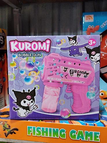 Пузырчатый пистолет Kuromi (Bubble Gun) - Яркий розовый пистолет для
