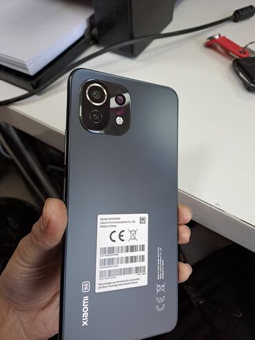Xiaomi, Mi 11 Lite, 128 ГБ, цвет - Черный, 2 SIM