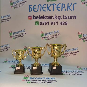 Статуэтки: ✅ Кубки спортивные ✅Бесплатная табличка ✅Бесплатный дизайн ✅Упаковка — 10