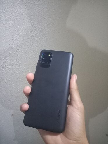 телефон fly e190: Samsung Galaxy A31, 64 ГБ, цвет - Синий, Сенсорный, Отпечаток пальца, Две SIM карты