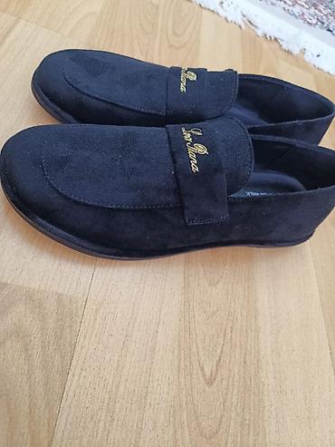 loro piana: Loro Piana “Open Walk” mokasinləri - Rəng: qara - Material: zamşa — 4