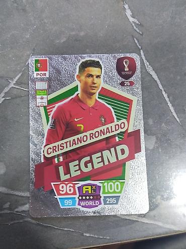 роналду: Коллекционная карточка “Cristiano Ronaldo – LEGEND” из серии World — 1