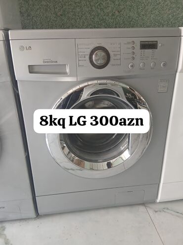 lg soyuducu soyutmur: Paltaryuyan maşın LG, 8 kq, Avtomat, Qurutmasız, Kredit yoxdur