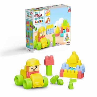Kocke za decu: Meki konstrukcioni blokovi – Soft Bloki Blocks (24 delova) - — 1