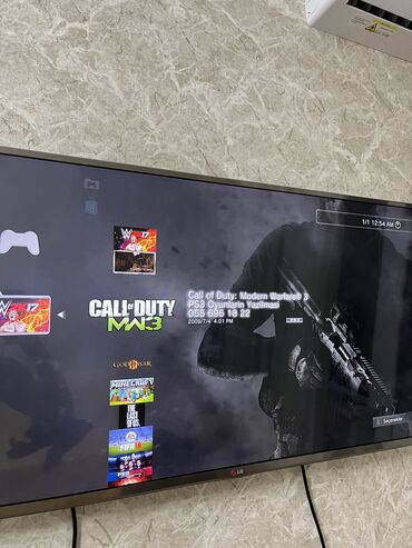 PS3 (Sony PlayStation 3): Playstation 3 slim model ideal vəziyyətdə. Plombu üstündə ustada — 11