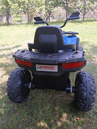 toy sac duzumleri: Uşaq üçün elektrikli ATV kvadrovelosiped - Rəng: mavi/qara, aqressiv — 2