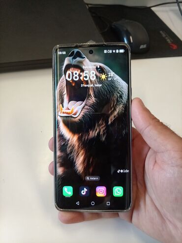 Aş qazanı: Honor X9b, 256 GB, rəng - Qara, Barmaq izi
