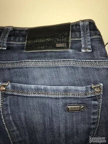 Farmerke: Original ZILLI farmerice 33 98% cotton 2% elastin Polustruk 45cm — 6