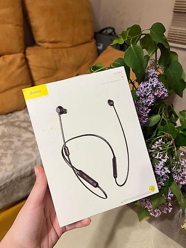 baseus w7: Yeni Simsiz (Bluetooth) Qulaqcıqlar, Baseus, rəng - Qara — 1