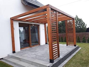 yaglama: Açıq məkanlar üçün taxta pergola konstruksiyaları Məhsul təsviri: - — 2
