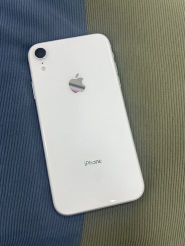 Apple iPhone: IPhone Xr, Б/у, 64 ГБ, Белый, 80 %