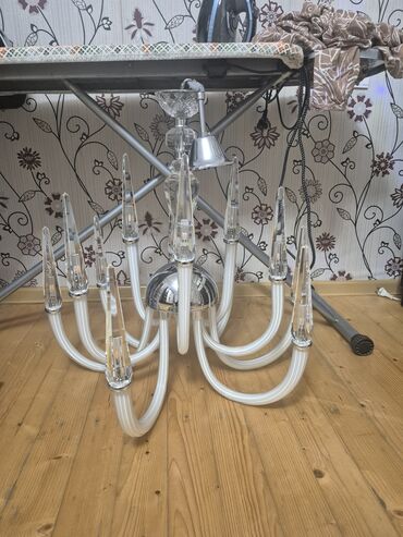 Pastel dəstləri: Çılçıraq, 10 və daha çox lampa, Xrustal