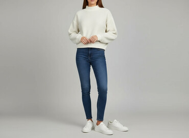 akryl w swetrze: C&A, Women`s sweater, size M
