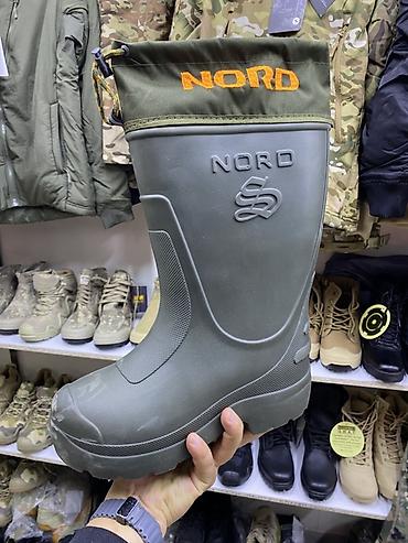 Сапоги NORD, размер 47. Высокие утеплённые сапоги для холодной, сырой