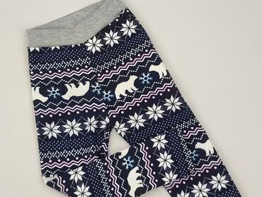 legginsy woskowane matowe: Leggings for kids, 3-4 years, 98/104, condition - Perfect