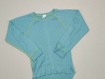 sweterek turkusowy: Bluza, 13 lat, 152-158 cm, stan - Zadowalający