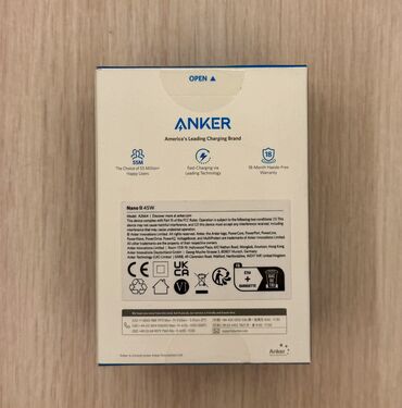 Apple Watch: Продаю оригианальный блок питания Anker GaN на 45Ватт с type c портом — 13