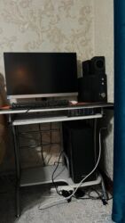 большой компьютерный стол: Комплект офисной мебели, Металл, Самовывоз, цвет - Серый