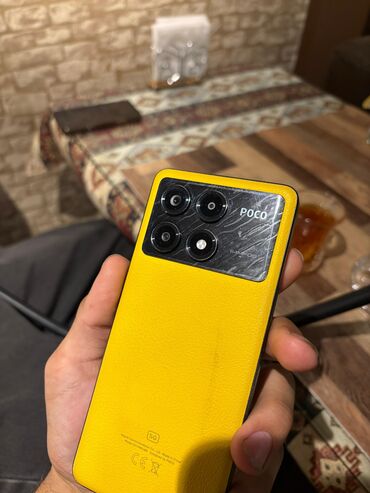 poco x7 qiyməti: Poco X6 Pro 5G, 512 ГБ, цвет - Желтый, Гарантия, Отпечаток пальца, Face ID