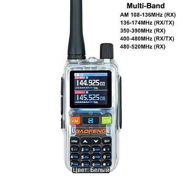 Рации и диктофоны: Рация Baofeng 5R Mini (мультидиапазонная) с усилительными антеннами — 5