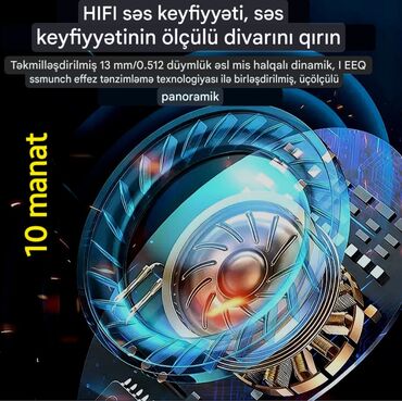 Qulaqcıqlar: Yeni Simsiz (Bluetooth) Qulaqcıqlar, rəng - Ağ — 16