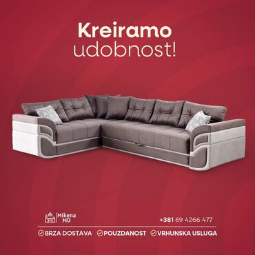 foteljice za decu: 🛋 Ugaona garnitura 4 ✔️ Na razvlačenje – idealna za spavanje! 📏