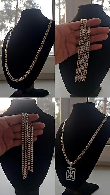 Серебряные наборы украшений: Делаю на Заказ! Серебряные изделия 925-960 пробы! Цепи и браслеты at lalafo.kg — 18 Серебряные наборы украшений: Делаю на Заказ! Серебряные изделия 925-960 пробы! Цепи и браслеты — 18