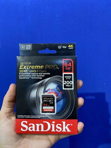 adore hədiyyə kartı: Sandisk 64 gb 4k dəstəkləyir