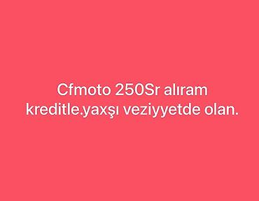 ремонт мотоциклов: Kreditle yaxşı veziyyetde olan 250sr axtarılır — 1