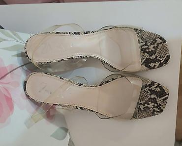 zara uggs: ZARA sandale s visokim potpeticama i providnim kaiševima - Brend — 2