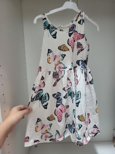 haljina pliš: Mini, Short sleeve, 104-110