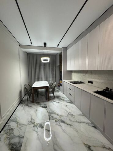 3 бөлмө, 101 кв. м, Элитка, 6 кабат, Дизайнердик ремонт