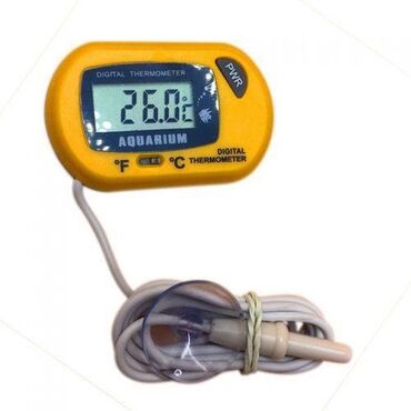 рыба аквариумная: Цифровой аквариумный термометр с ЖК-дисплеем, измеритель температуры