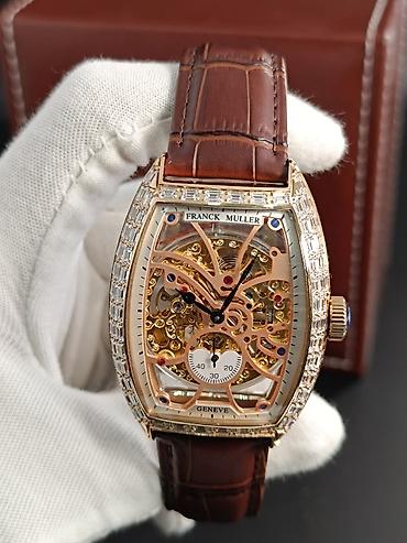 das sekilleri: Franck Muller Skeleton Tonneau saatları Xüsusiyyətlər: - Korpus — 8