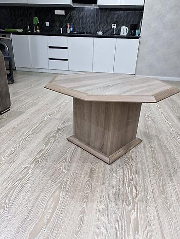 salon stol: Səkkizguşəli dizayna malik salon/otaq üçün kofe masası - Forma — 2
