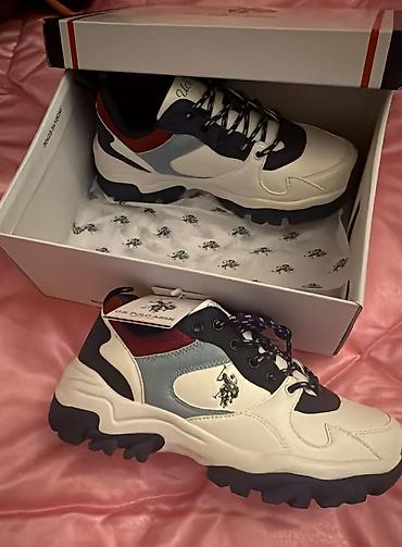 Кроссовки и спортивная обувь: Us Polo Assn, Размер: 39, цвет - Белый, Новый — 2