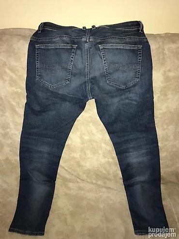 Farmerke: Original DIESEL farmerice 32/33 KAO NOVE 100% cotton Polustruk 44cm — 9