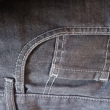 levis muške farmerke: Muške farmerke – crni teksas, klasičan kroj - Materijal: Teksas crne — 3