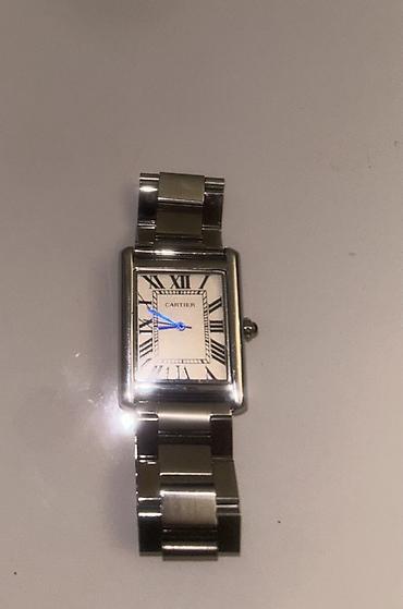Qol saatları və aksesuarlar: Cartier Tank paslanmayan polad qol saatı ÜNVANA PULSUZ ÇATDIRILMA - — 1