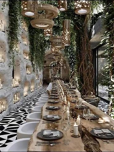zeleniy cay: Green House Azerbaijan. Dekor interyer Kafe×restoranlar üçün — 7