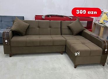 Künc divan – rahat və funksional model - Forma: L-şəkilli künc divan — 1