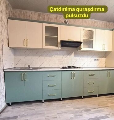 quxna divanı: *Yeni Mətbəx mebeli 560₼* Mağazadan sifarişlə satışı✅️ yüksəy