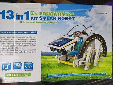 аккумулятор солнечный: Конструктор-робот на солнечной энергии 13-in-1 Educational Solar Robot — 2