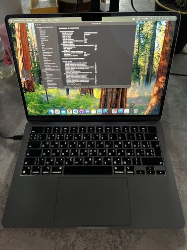 macbook air m2 2022 цена: Ноутбук, Apple, 16 ГБ ОЭТ, Apple M2, 13.5 ", Колдонулган, Жумуш, окуу үчүн, эс тутум SSD