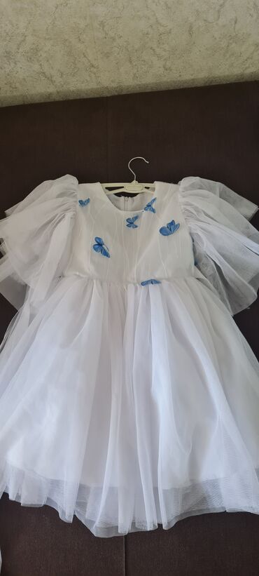 мама дочка платье: Детское платье, цвет - Белый, Новый