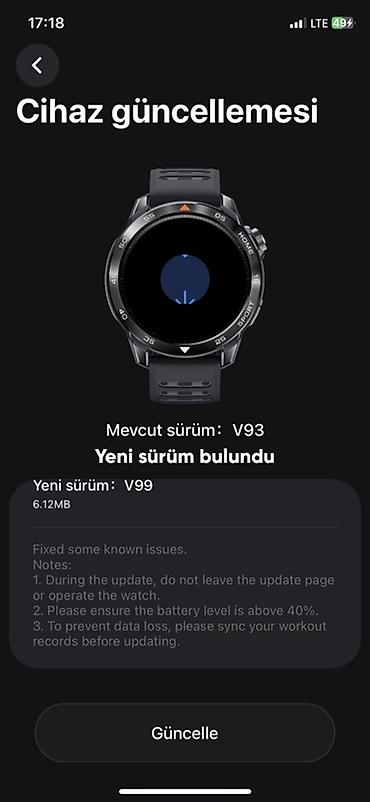 mibro t1: Mibro markalı ağıllı saat. Dairəvi korpusa malikdir, qara rəngdə — 2