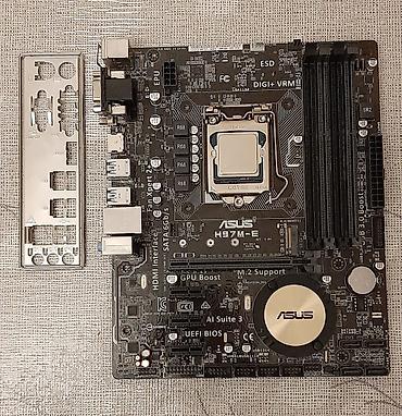 intel i7: Bundle satılır - 140 AZN Plata : Asus H97M-E Processor : Intel — 1
