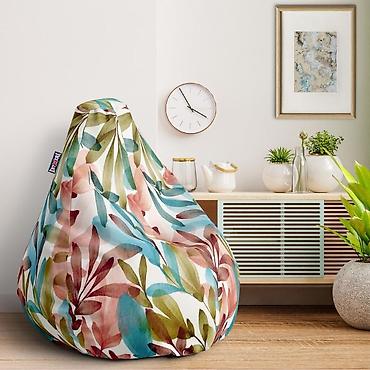 cipelarnik ikea: Lazy Bag – Vintidž listovi – 018-270 Udobna fotelja-loptica — 1